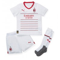 AC Milan Davide Calabria #2 Fußballbekleidung Auswärtstrikot Kinder 2022-23 Kurzarm (+ kurze hosen)